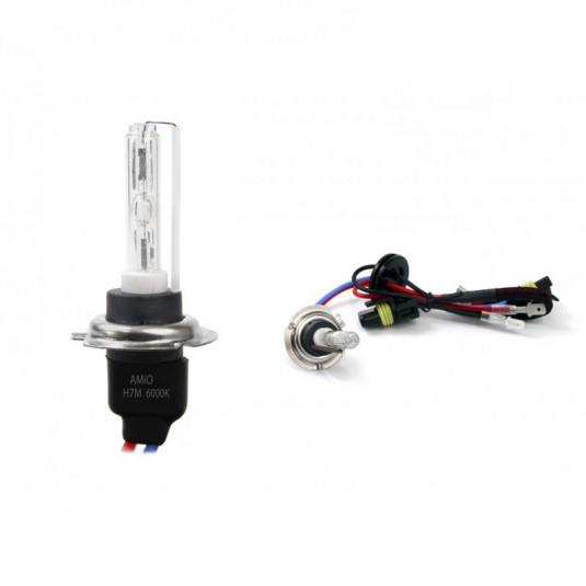Bec xenon H7M 6000K metalic AMiO