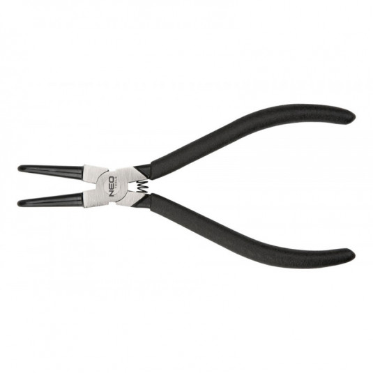 NEO Clești pentru inele de siguranță 230 mm, interiori, curbați, CrMo, interval 40 - 100 mm, diametrul vârfului 2,5 - 3,0 mm