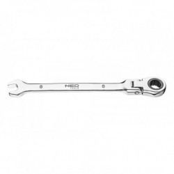 Cheie combinata NEO - plata-inel cu articulatie si clichet 19 x 250mm