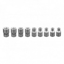 NEO Chei tubulare 1/2 Torx, set 9 piese