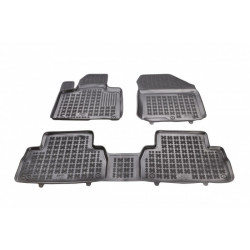 Covorase de cauciuc HYUNDAI SANTA FE IV (2018-2020) cu margine crescută