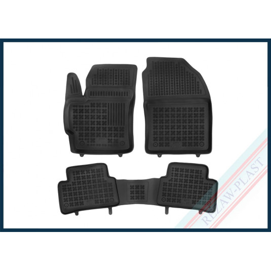Covorase din cauciuc TOYOTA COROLLA CROSS Hybrid (HeV), 4x4 (AWD), 2x2 (FWD) (din 2022) cu margine ridicată