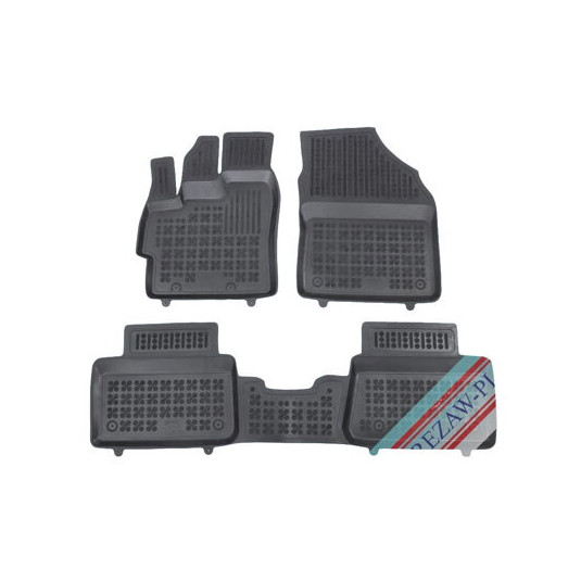 Covorase cauciuc TOYOTA YARIS Cross toate modelele cu Hybrid (din 2021) cu margine ridicată