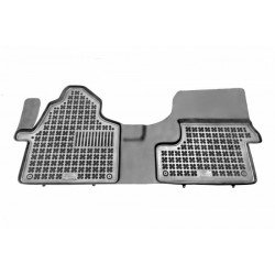 Covorase din cauciuc VOLKSWAGEN CRAFTER I - față cu material suplimentar pe partea șoferului (2006-2016) cu margine ridicată