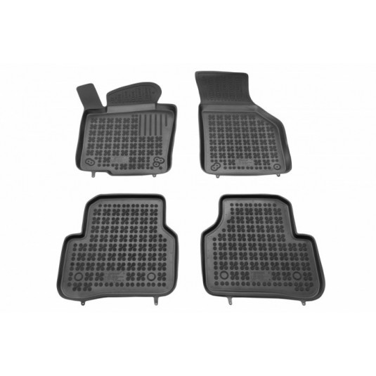 Covorase din cauciuc VOLKSWAGEN TIGUAN I (2007-2015) cu margine ridicată