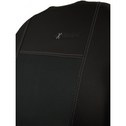 Lichidare - Huse pentru HONDA HRV II (2015-2018) Exclusive Alcantara (Alcantara-piele)-negru