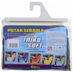 Husă scaun TRIKO SOFT față 1buc gri