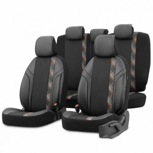 Set huse auto OTOM HORIZON 1805 ORANGE 3-ZIP
