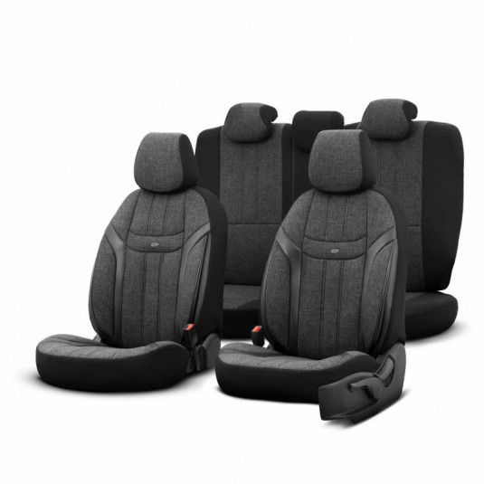 Set huse auto OTOM SWAN 501 BLACK 3-ZIP