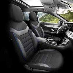 Set huse auto OTOM INDIVIDUAL 203 BLACK/BLUE 3-ZIP