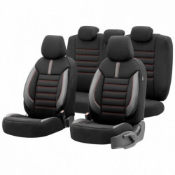 Set huse auto OTOM LIMITED 101 BLACK/RED 3-ZIP