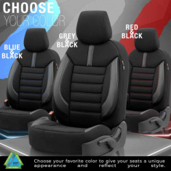 Set de huse auto OTOM LIMITED 102 BLACK/GREY 3-ZIP