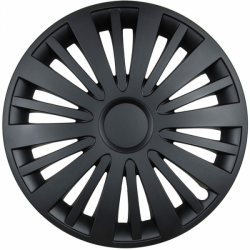 Puklice Jestic 15 Falcon čierne set 4ks