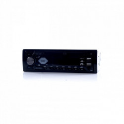 Radio auto 1 DIN USB micro SD BT - roșu
