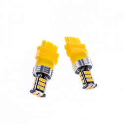 Bec LED P27W (30 x SMD 3020) portocaliu canbus