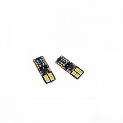 Bec LED W5W (8 x osram LED 3030) portocaliu canbus