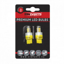 Bec LED W21W (30 x SMD 3020) portocaliu canbus
