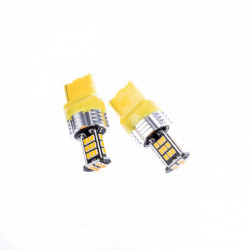 Bec LED W21W (30 x SMD 3020) portocaliu canbus