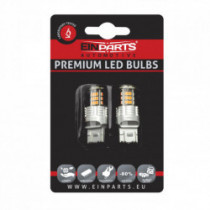 Bec LED W21/5W (30 x SMD 3020) roșu canbus 12/24V