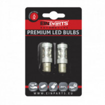 Bec LED P21W 50W (10 x cree xt-e) portocaliu