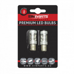 Bec LED P21W 50W (10 x cree xt-e) portocaliu