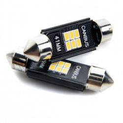 Bec LED C10W (6 x SMD 2016) 42 mm 6000k canbus