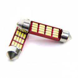 Bec LED C10W (16 x SMD 4014) 39 mm 6000k canbus
