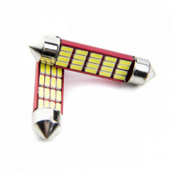 Bec LED C10W (20 x SMD 4014) 42 mm 6000k canbus