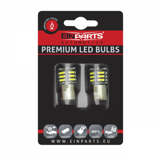 Bec LED P21W (21 x SMD 7020) 6000k