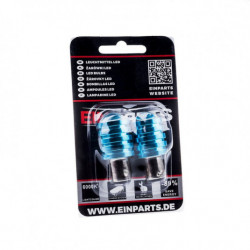Bec LED P21/5W 7W (1 x SMD 7080) 6000k cu dublu filament