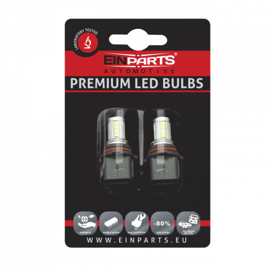 Bec LED P13W (8 x cree SMD 5630) 6000k 12/24V