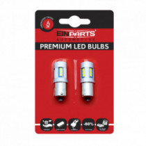 Bec LED P21W (15 x SMD 3030) 6000k 12/24V