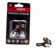 Bec LED P21W (21 x SMD 2835) roșu canbus