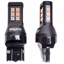 Bec LED W21/5W (21 x SMD 2835) rosu canbus 7443ck
