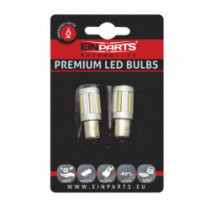 Bec LED P21W (66 x SMD 2016) 6000k canbus