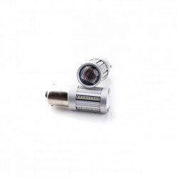 Bec LED P21W (66 x SMD 2016) roșu canbus