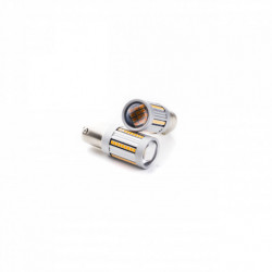 Bec LED Py21W (66 x SMD 2016) portocaliu canbus
