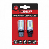 Bec LED W21/5W (66 x SMD 2016) 6000k canbus