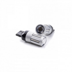 Bec LED W21/5W (66 x SMD 2016) roșu canbus