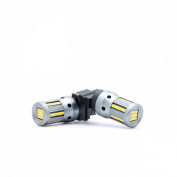 Bec LED P27W 3156 66 SMD 2016 canbus galben-portocaliu
