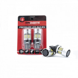 Bec LED W21/5W (54 x SMD 2016) 6000K 2 buc