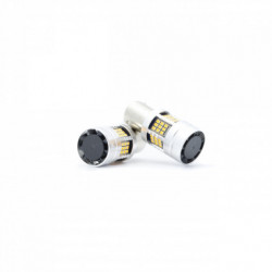 Bec LED Py21W bau15 54 SMD 2016 galben cu canbus