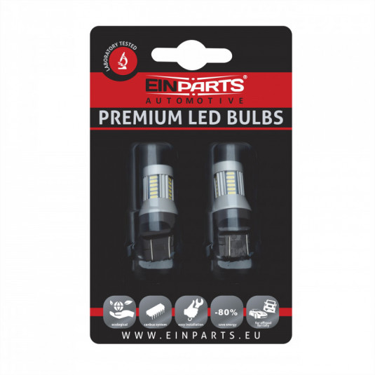 Bec LED W21/5W (30 x SMD 4014) 6000k