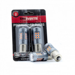Bec LED P21W 24 SMD 3030 roșu canbus