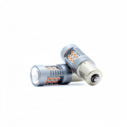 Bec LED P21W 24 SMD 3030 roșu canbus