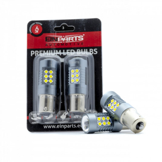Bec LED P21W 24 SMD 3030 6000k canbus