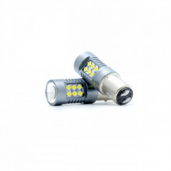 Bec LED P21/5W 24 SMD 3030 alb canbus