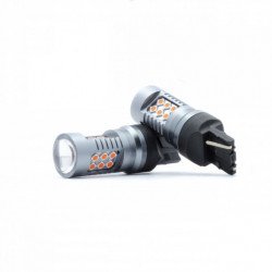 Bec LED W21W 24 SMD 3030 roșu canbus