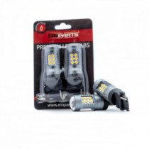 Bec LED P27W (24 x SMD 3030) portocaliu canbus