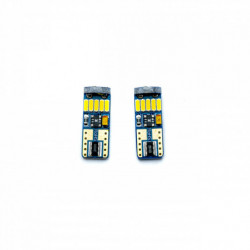 Bec LED W5W 15 SMD 4014 5000k canbus